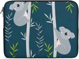 Lovely Cute Koala Personalized Laptop Bag Business Casual Laptop Case Slim Computer Bag Briefcase