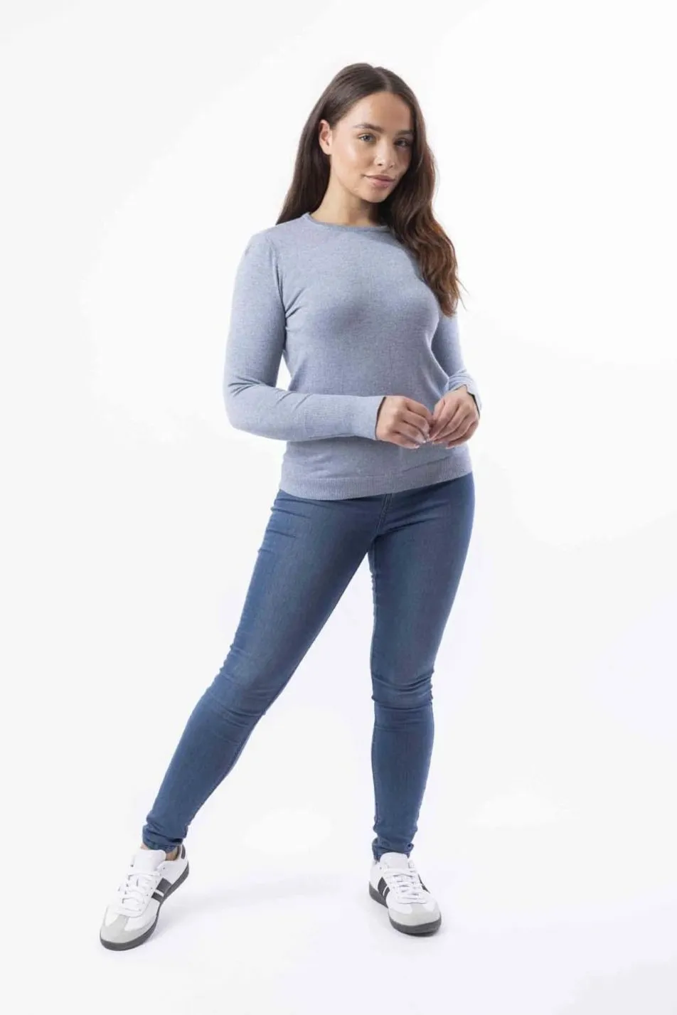 Lurex Knit Viscose Blend Classic Shimmer Festive Jumper