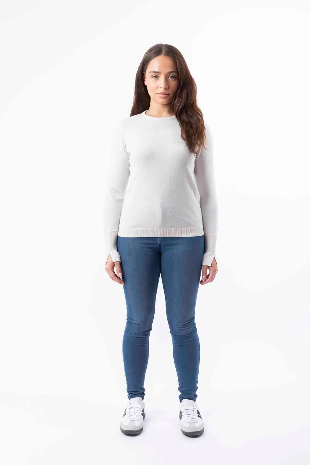 Lurex Knit Viscose Blend Classic Shimmer Festive Jumper
