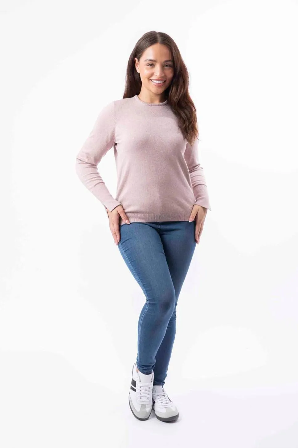 Lurex Knit Viscose Blend Classic Shimmer Festive Jumper