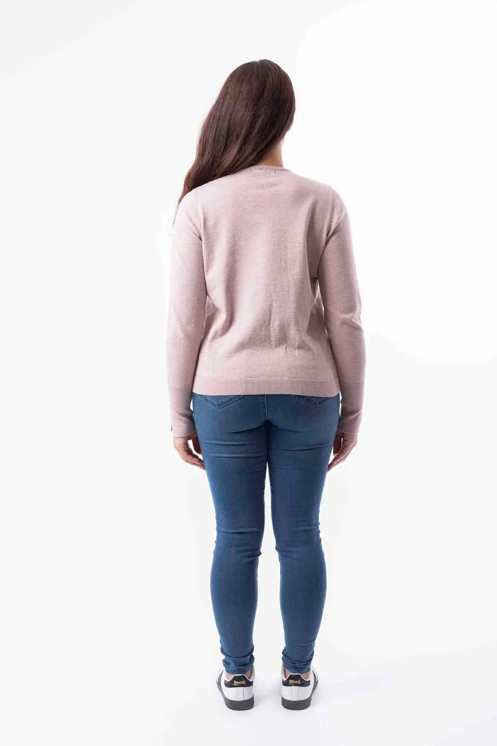 Lurex Knit Viscose Blend Classic Shimmer Festive Jumper