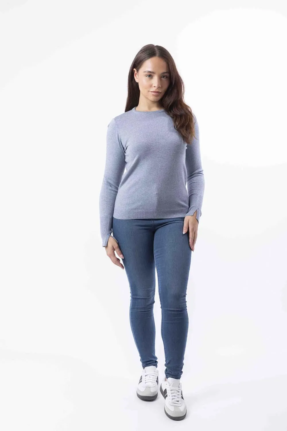 Lurex Knit Viscose Blend Classic Shimmer Festive Jumper