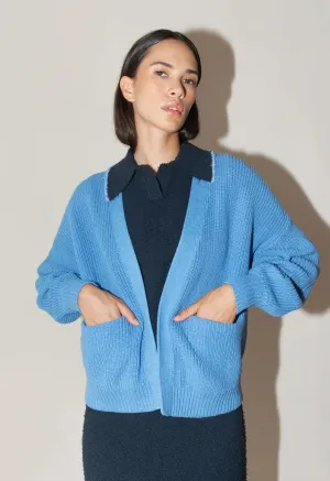 Mali Oversized Cardigan - Blue