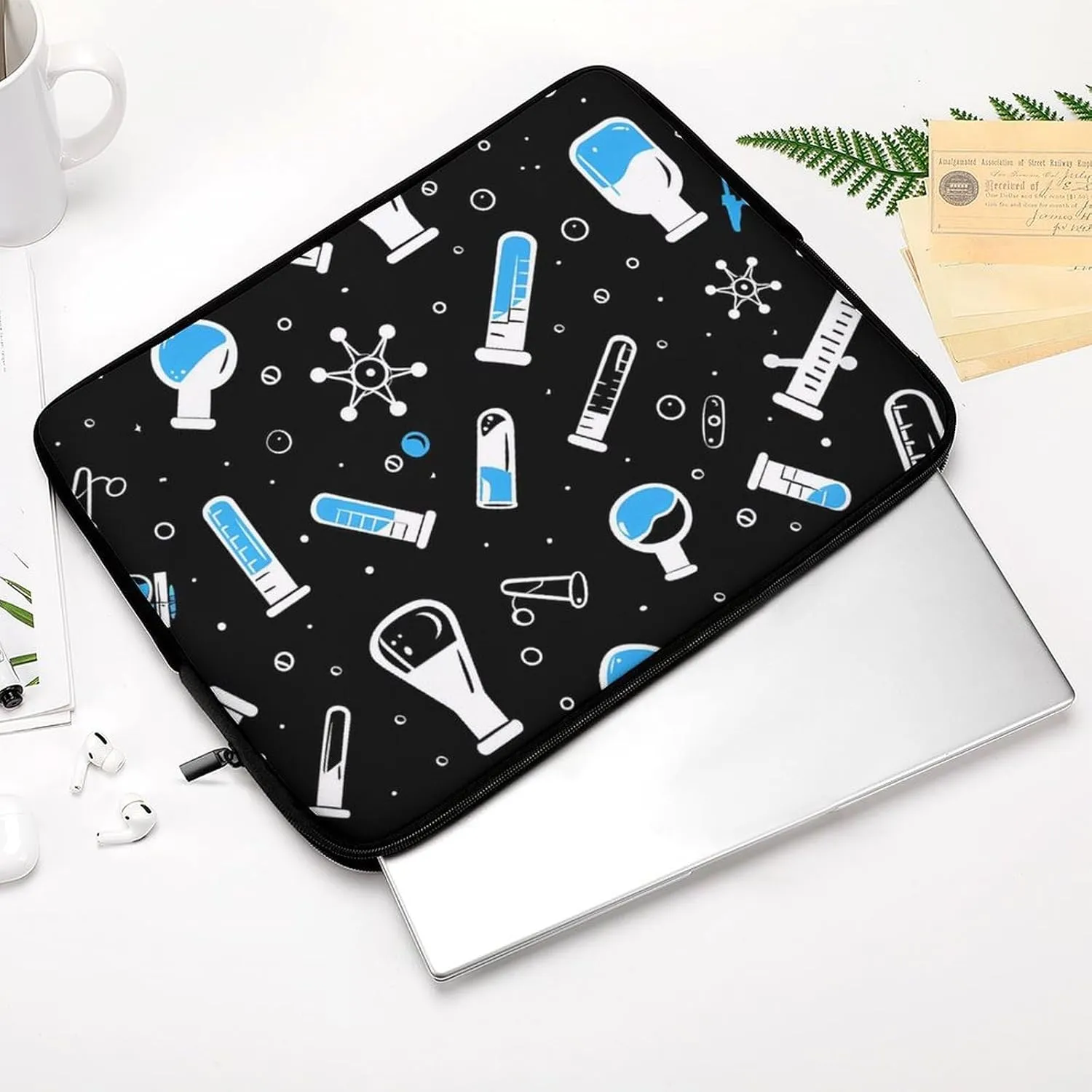 Medical Chemical Sciences Personalized Laptop Bag Business Casual Laptop Cases Slim Computer Bag Briefcase