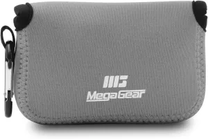 Mega Gear Canon PowerShot SX620 HS Ultra Light Neoprene Camera Case, with Carabiner - Gray - MG815