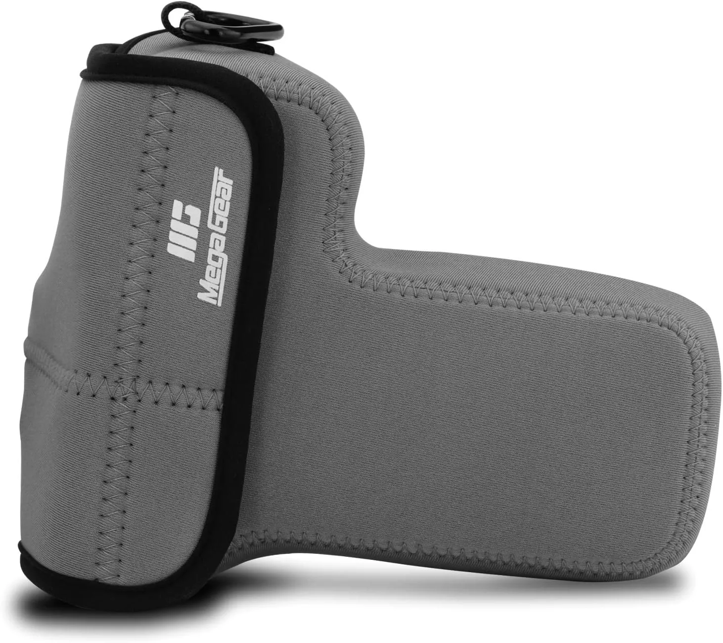 MegaGear MG1824 Ultra Light Neoprene Camera Case Compatible With Nikon Z50 (50-250MM) - Gray, PU Leather