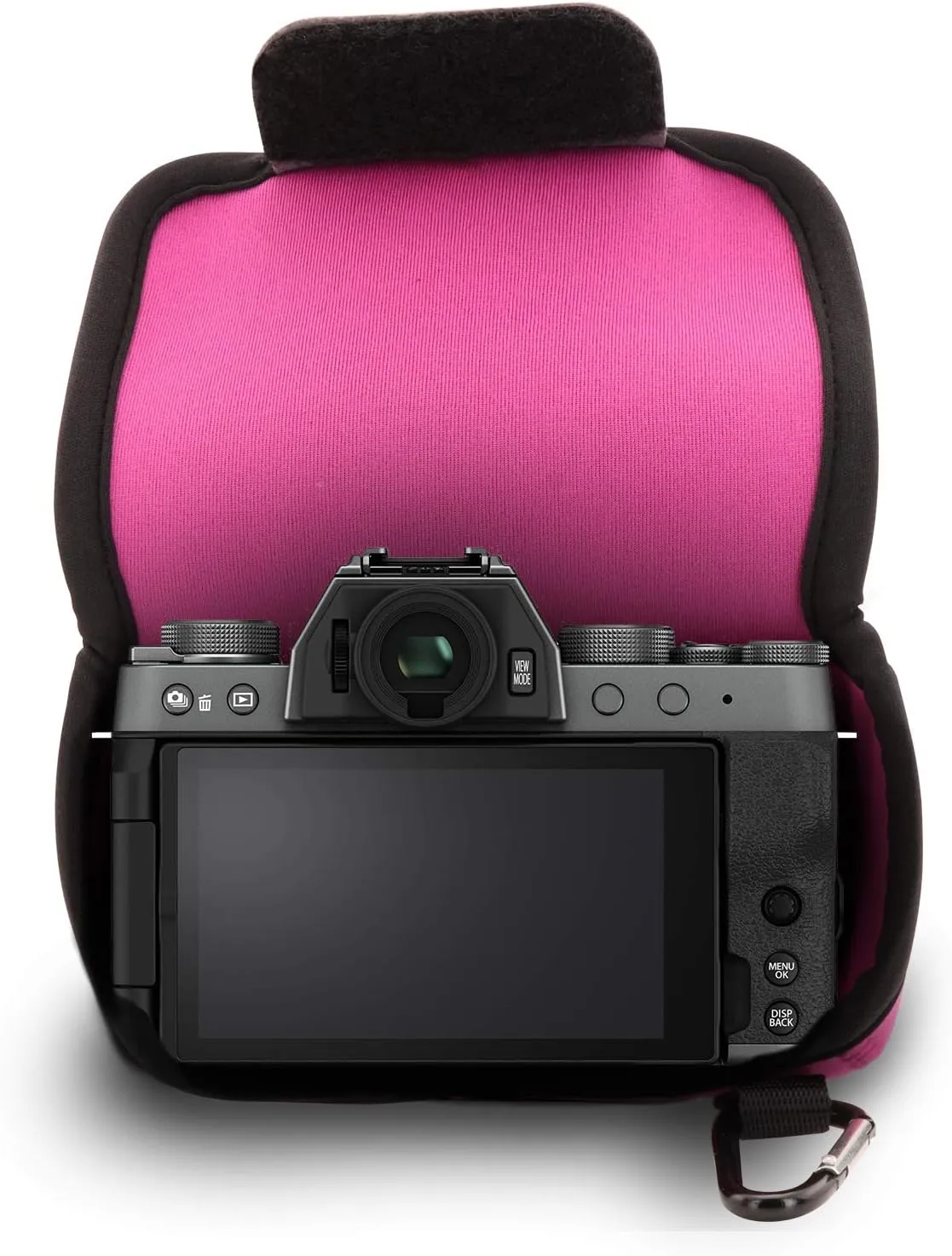 MegaGear MG1891 Ultra Light Neoprene Camera Case Compatible with Fujifilm X-T200 (XC15-45mm) - Hot Pink