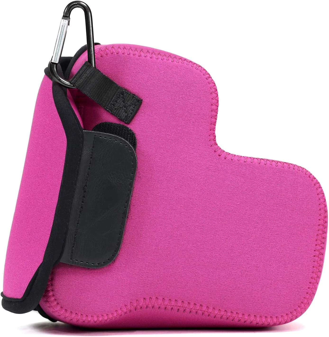 MegaGear Sony Cyber-Shot DSC-RX10 IV, DSC-RX10 III Ultra Light Neoprene Camera Case, with Carabiner - Hot Pink - MG758