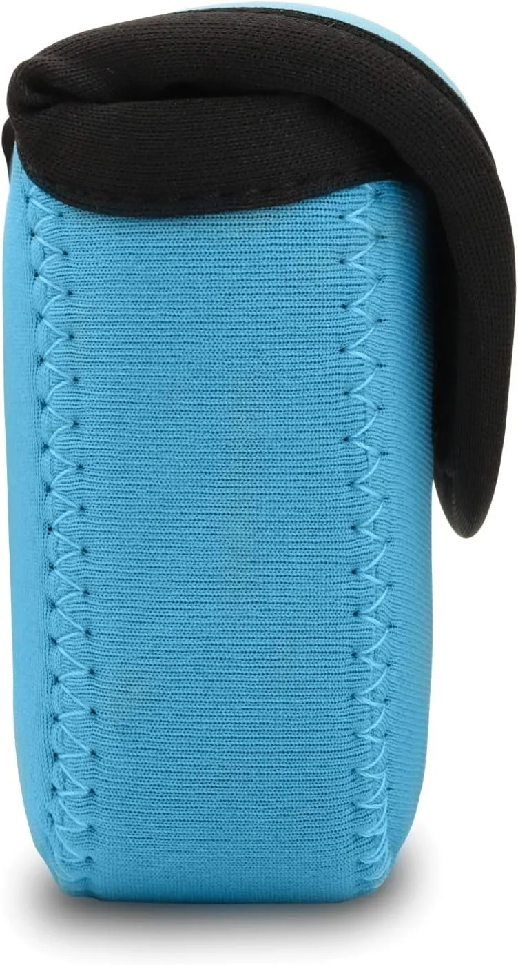 MegaGear ''Ultra Light'' Neoprene Camera Case Bag with Carabiner for Canon PowerShot G9 X Mark II, G9 X Digital Camera (Blue, Neoprene)