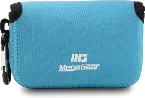 MegaGear ''Ultra Light'' Neoprene Camera Case Bag with Carabiner for Canon PowerShot G9 X Mark II, G9 X Digital Camera (Blue, Neoprene)