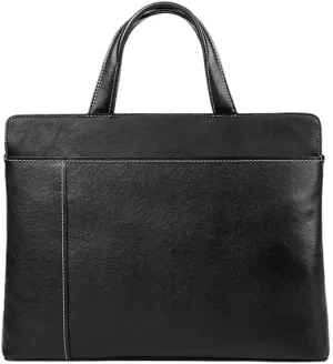 Men's Briefcase Genuine Leather Handbag Business Casual Messenger Bag Office Workplace
