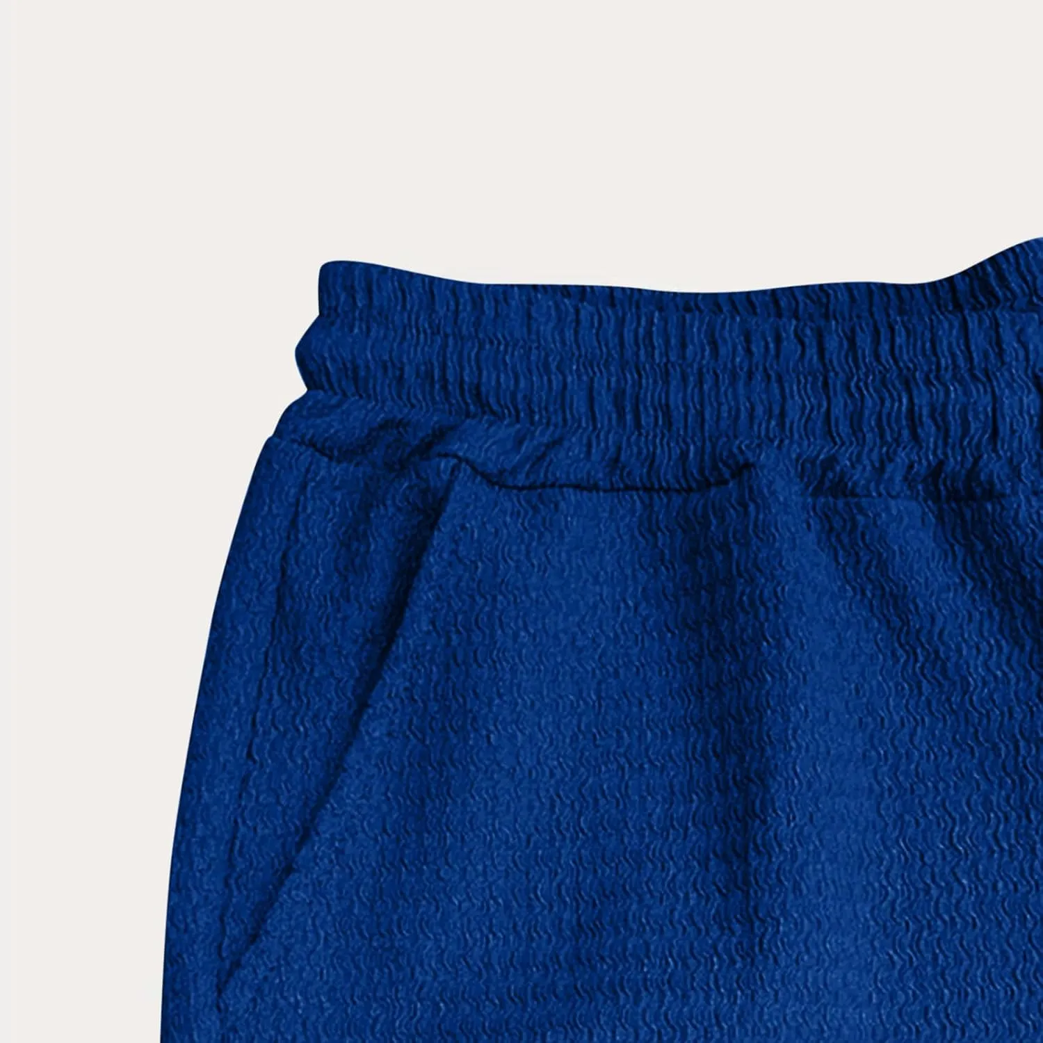 Mens Casual Pants Relaxed Fit Wide Leg Trousers High-Rise Summer Elastic Waist Drawstring Casual Flat Front Pants
