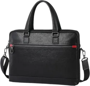 Men's Handbag Leather Business Casual Layer Cowhide Cross Briefcase Men