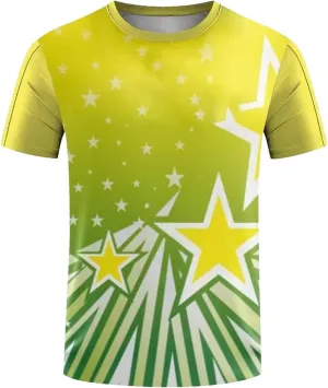 Men's Quick-Dry Badminton T-Shirt, Loose Casual Outdoor Sportswear