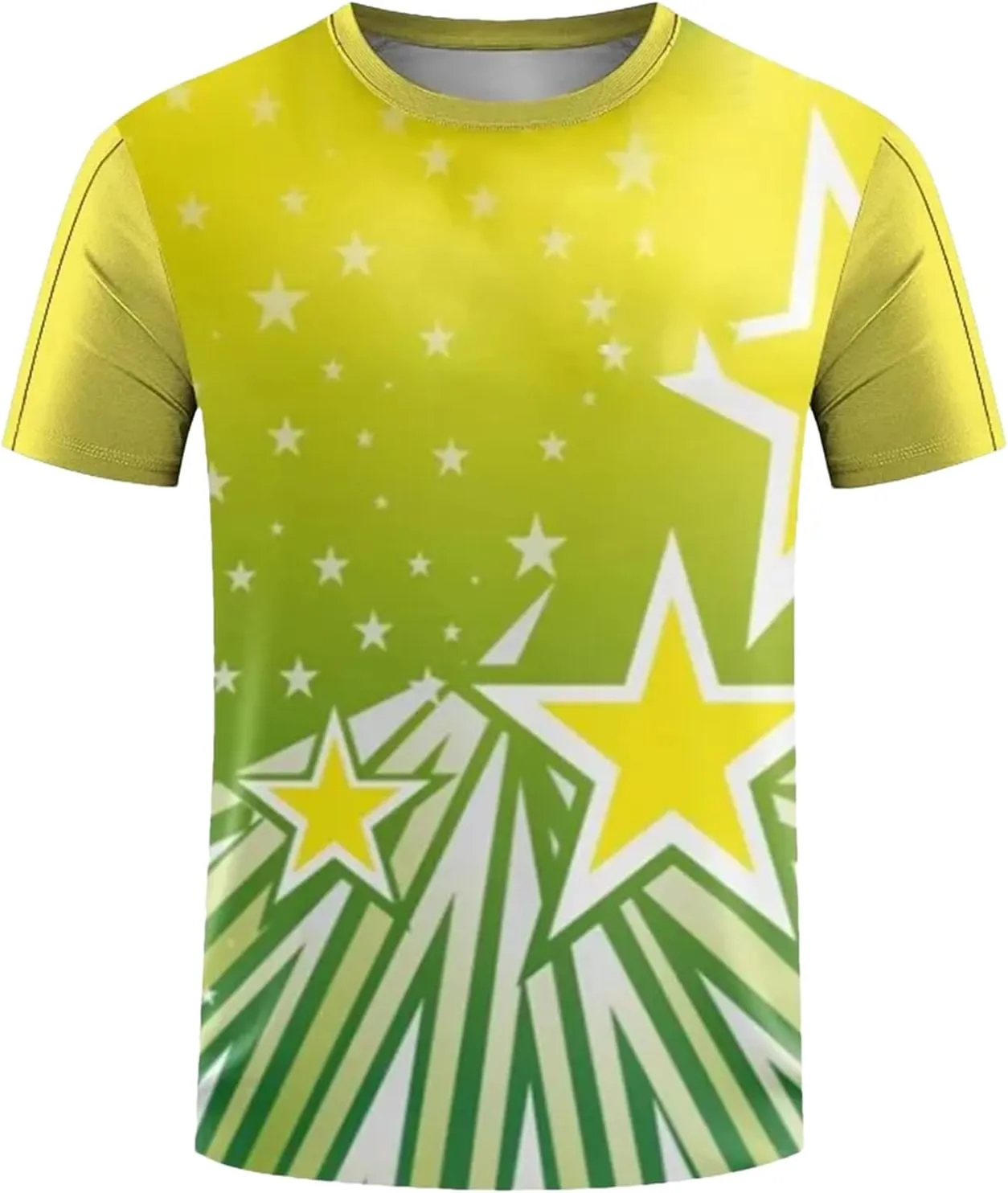 Men's Quick-Dry Badminton T-Shirt, Loose Casual Outdoor Sportswear