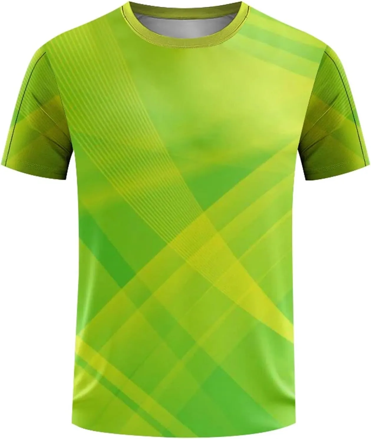 Men's Quick-Dry Badminton T-Shirt, Loose Casual Outdoor Sportswear