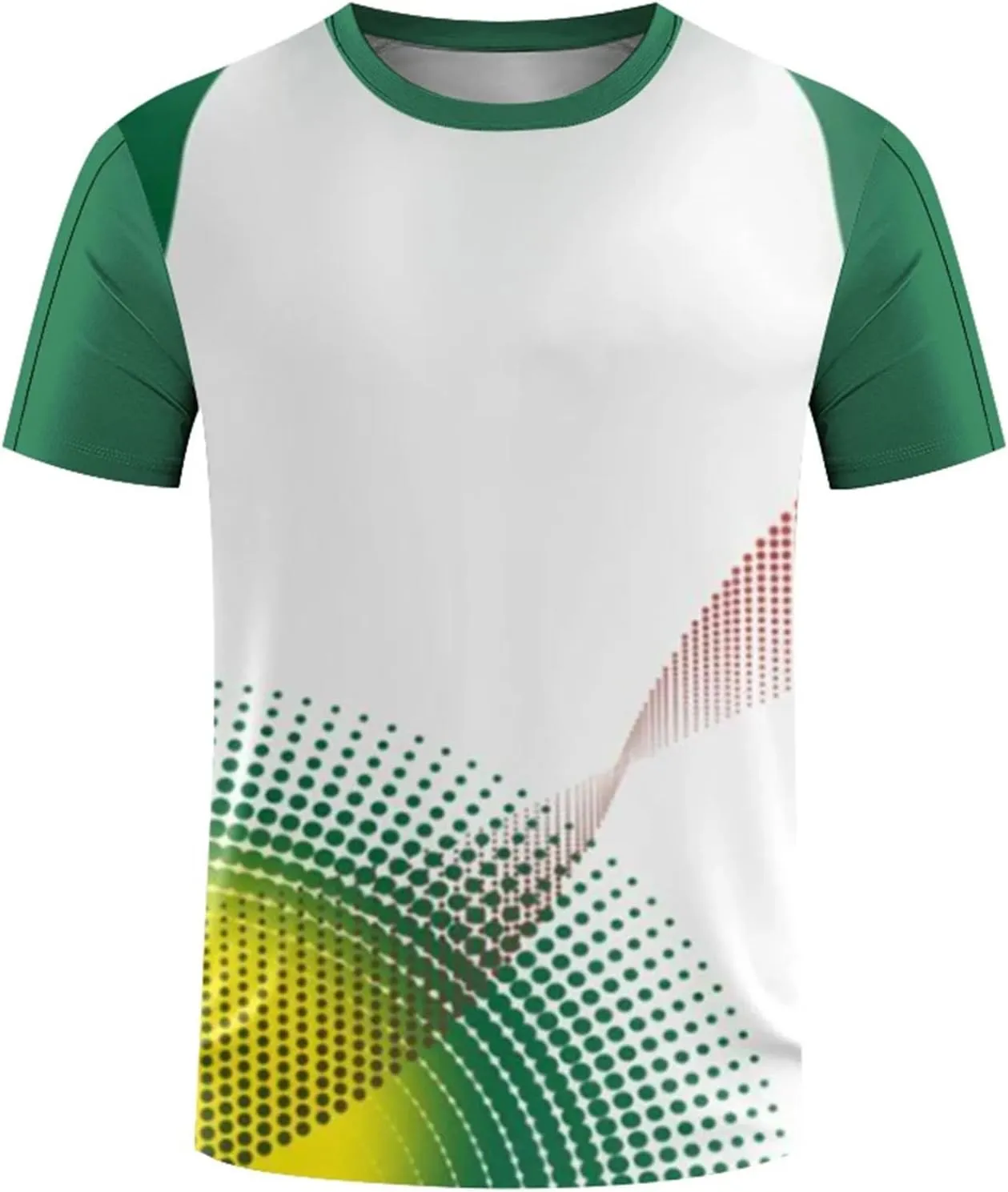 Men's Quick-Dry Badminton T-Shirt, Loose Casual Outdoor Sportswear