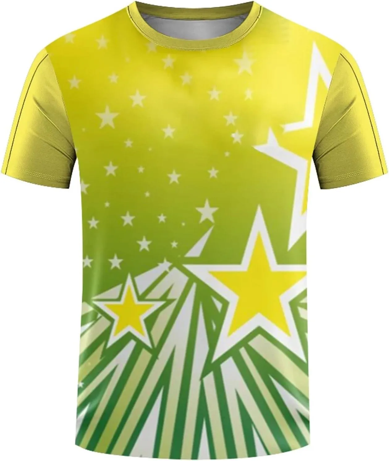 Men's Quick-Dry Badminton T-Shirt, Loose Casual Outdoor Sportswear
