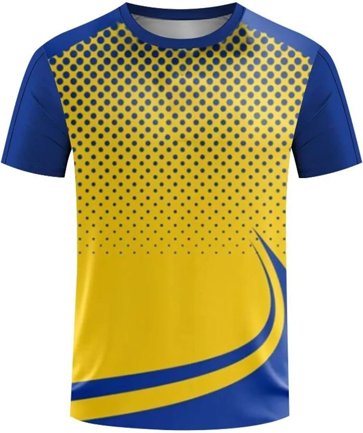 Men's Quick-Dry Badminton T-Shirt, Loose Casual Outdoor Sportswear