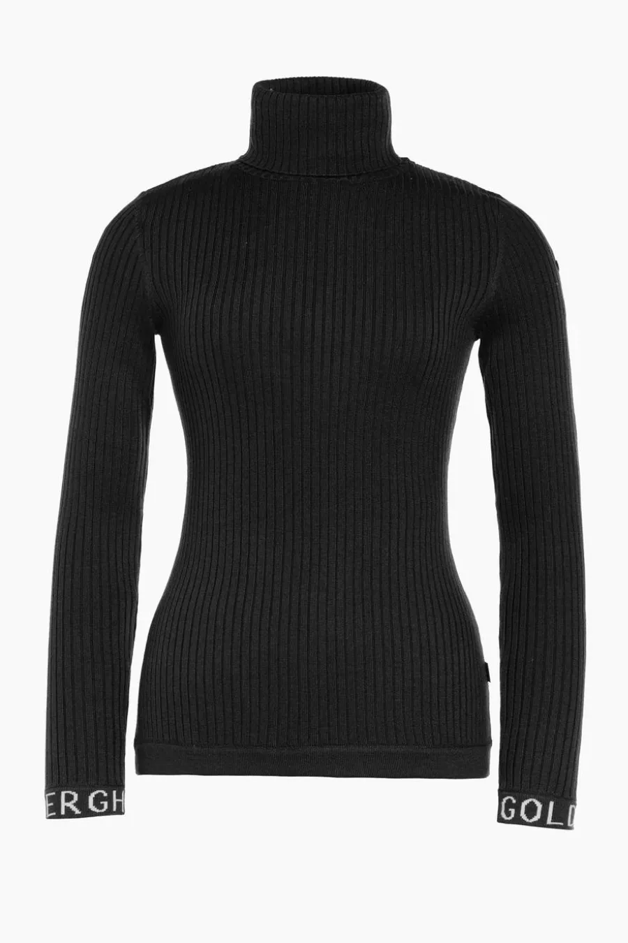 Mira Long Sleeve Knit Sweater Black