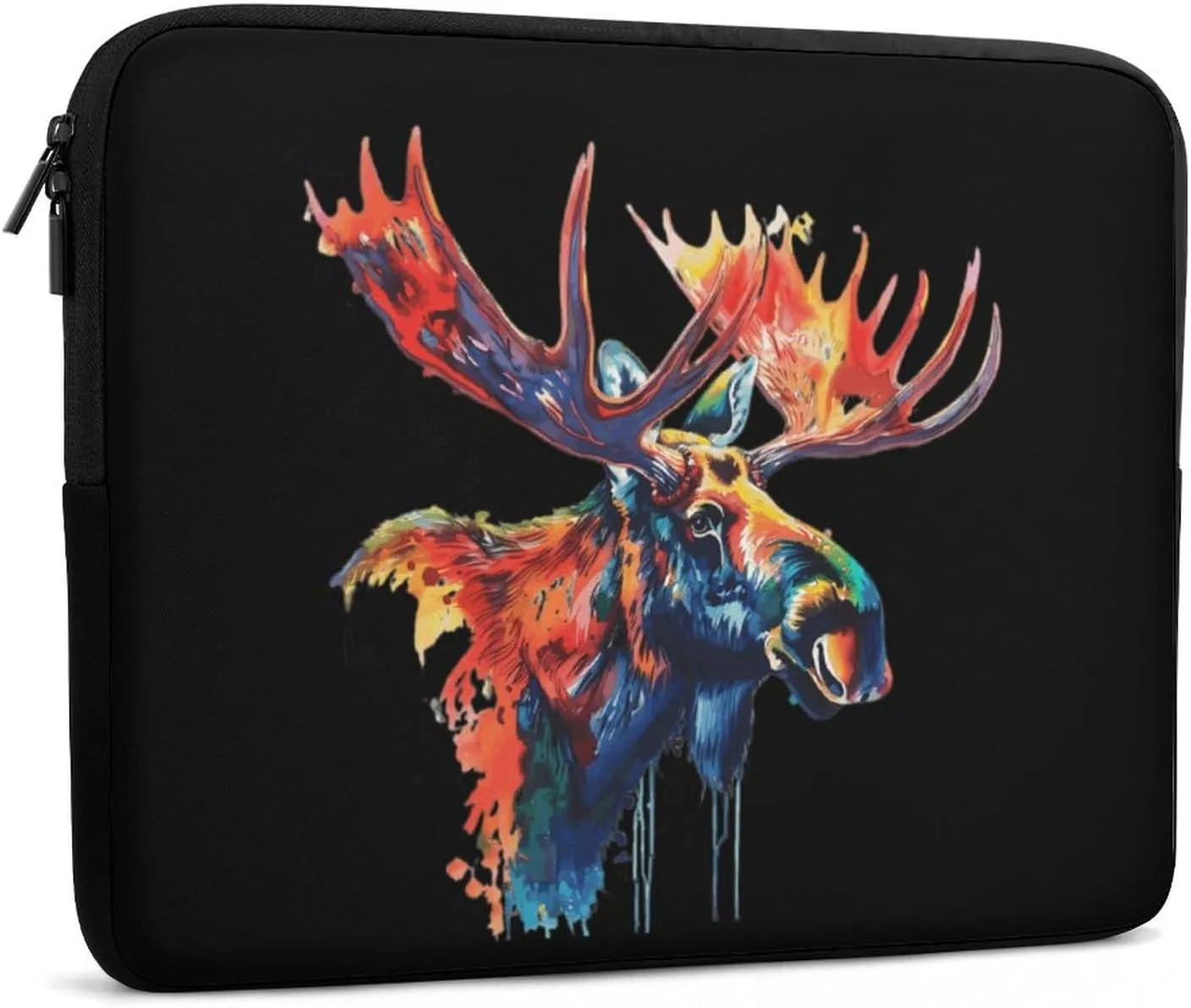 Moose Head Personalized Laptop Bag Business Casual Laptop Cases Slim Computer Bag Briefcase