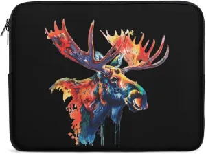 Moose Head Personalized Laptop Bag Business Casual Laptop Cases Slim Computer Bag Briefcase