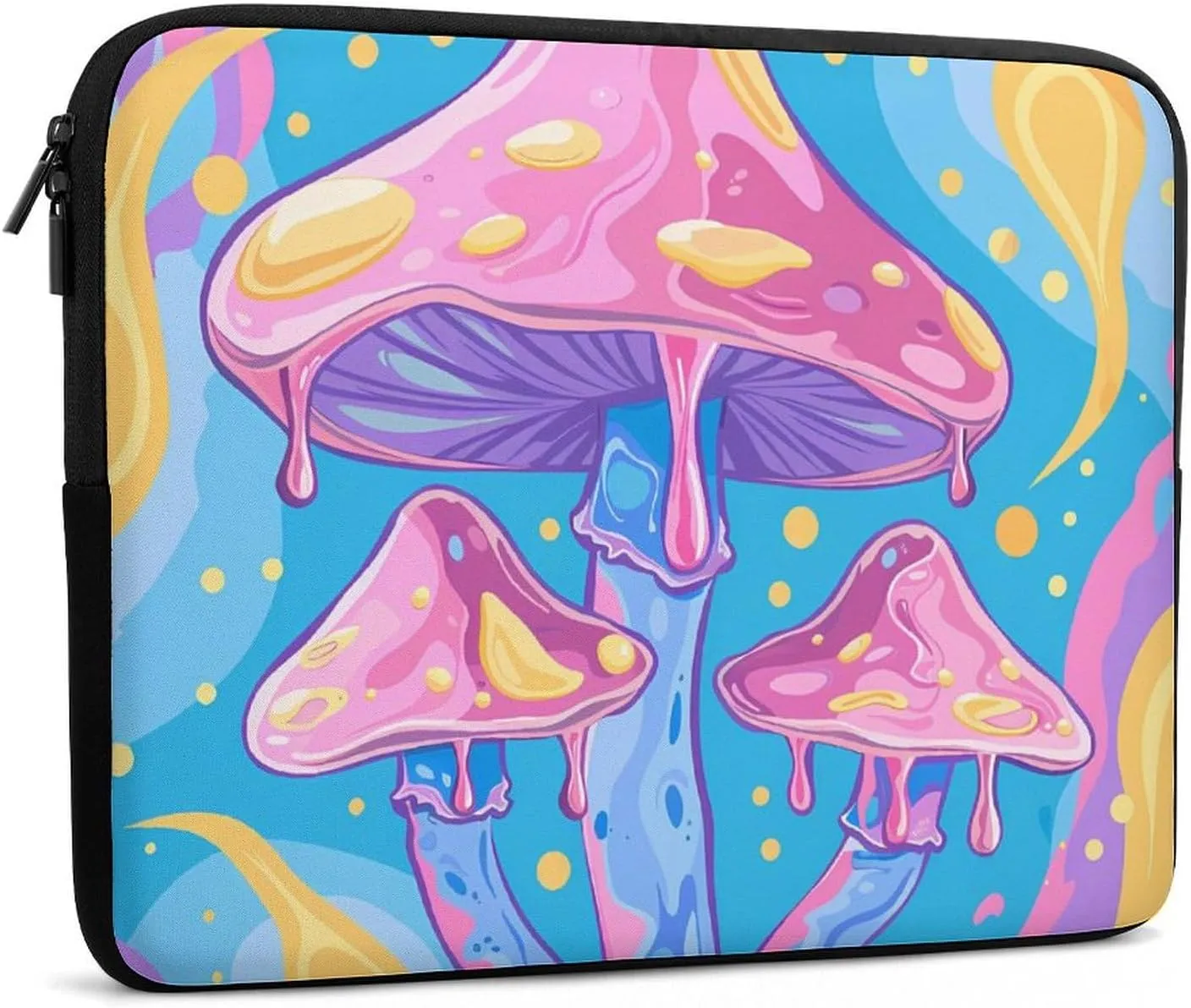 Mushrooms Magic Psychedelic Personalized Laptop Bag Business Casual Laptop Cases Slim Computer Bag Briefcase