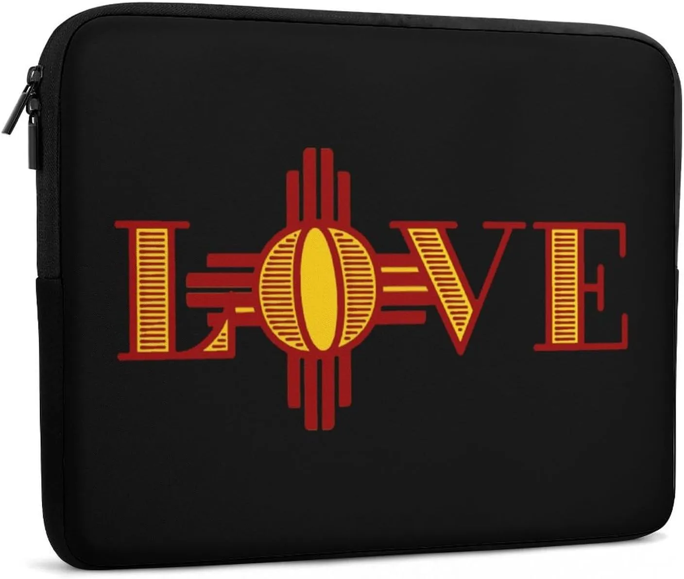 New Mexico Flag Love Personalized Laptop Bag Business Casual Laptop Case Slim Computer Bag Briefcase