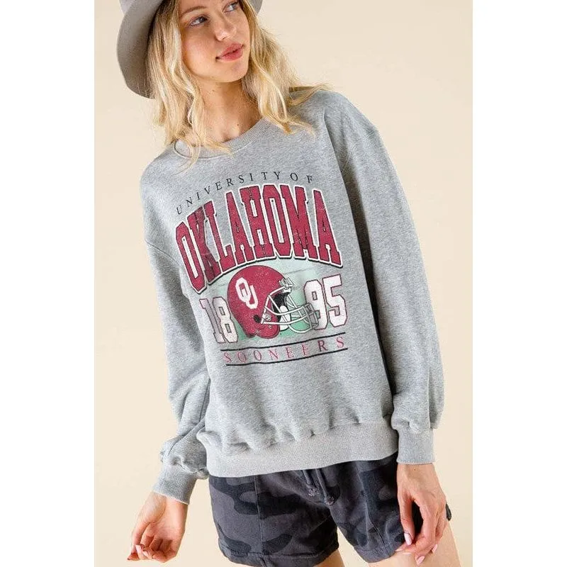 Oklahoma game day graphic sweatshirts