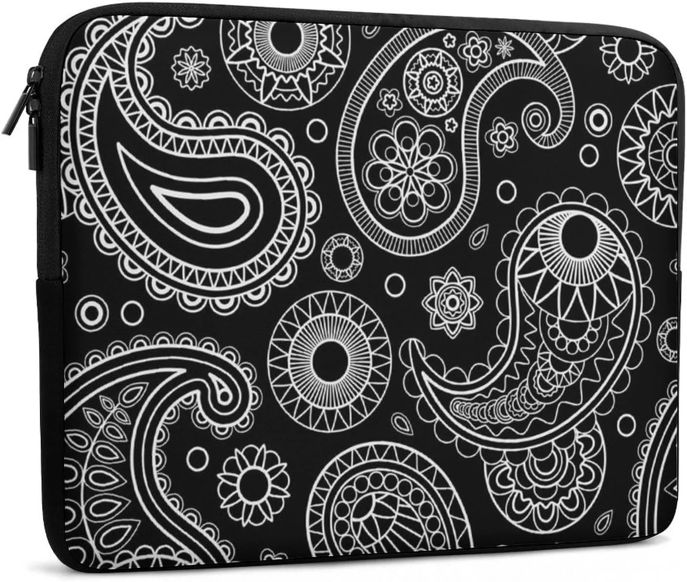 Paisley Pattern Personalized Laptop Bag Business Casual Laptop Case Slim Computer Bag Briefcase