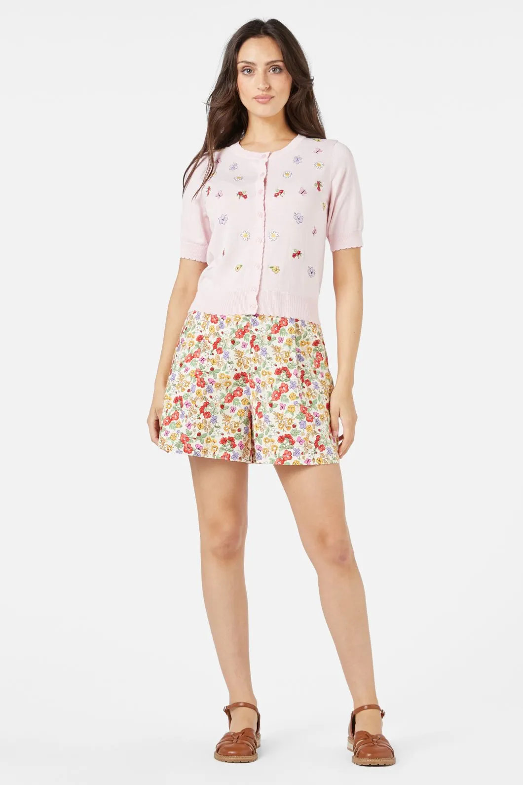 Papillon Embroidered Cardi