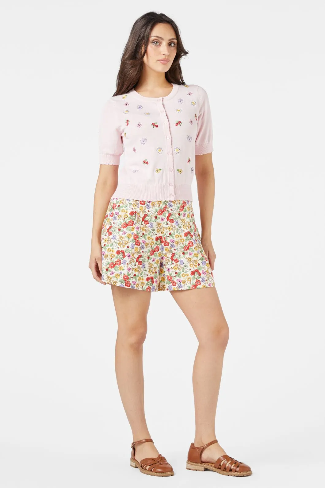 Papillon Embroidered Cardi
