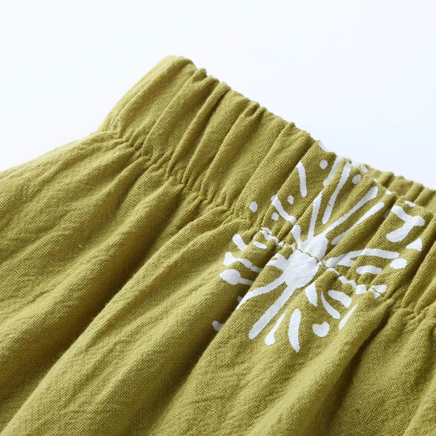 Petite Linen Pants for Women Relaxed Fit Cropped Palazzo Lounge Pants Lounge Long Trousers Summer Beach Vacation Pants