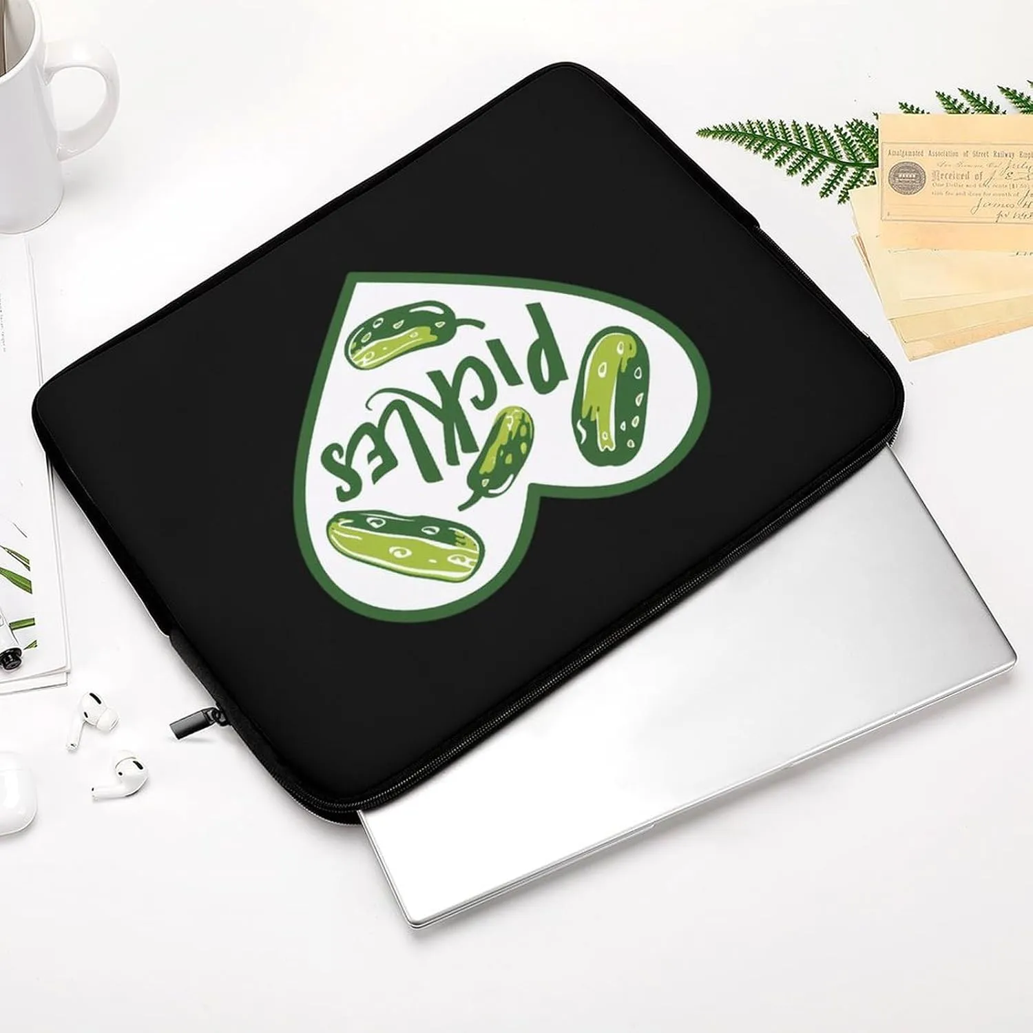 Pickles Lover Personalized Laptop Bag Business Casual Laptop Cases Slim Computer Bag Briefcase