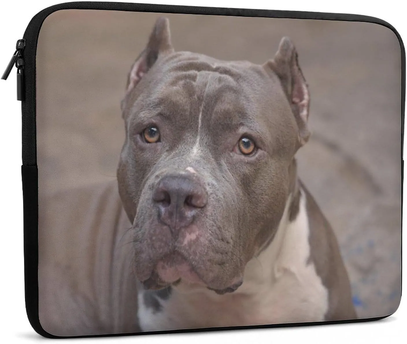 Pit Bull Dog Personalized Laptop Bag Business Casual Laptop Case Slim Computer Bag Briefcase