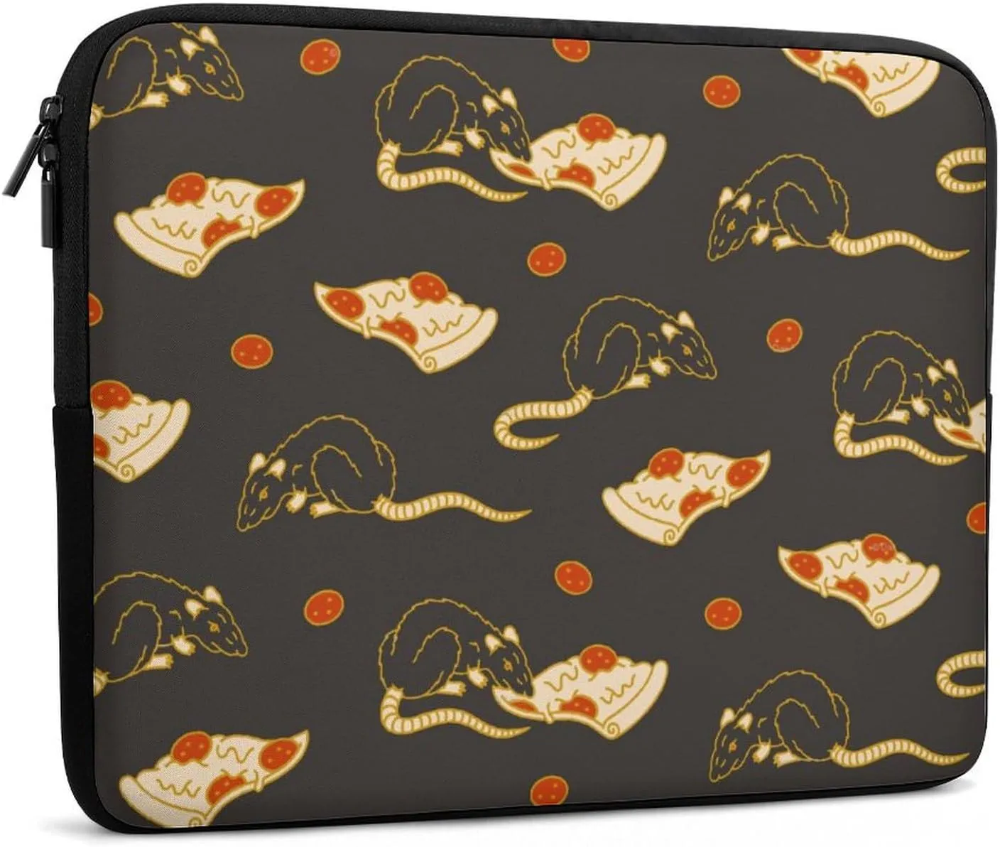 Pizza And Rats Personalized Laptop Bag Business Casual Laptop Case Slim Computer Bag Briefcase