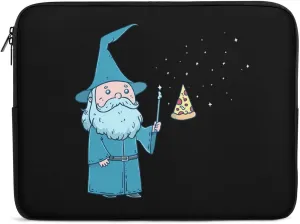 Pizza Wizzard Personalized Laptop Bag Business Casual Laptop Cases Slim Computer Bag Briefcase