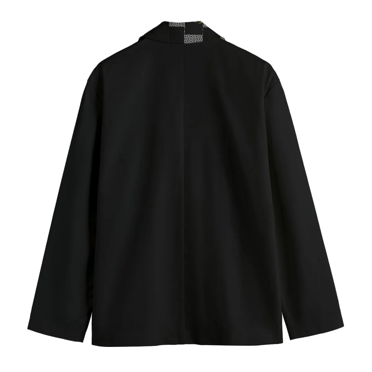 Punteggiato Printed Flat Lapel Collar Blazer