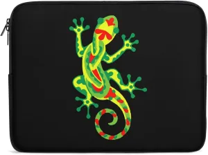 Raggae Rasta Gecko Personalized Laptop Bag Business Casual Laptop Case Slim Computer Bag Briefcase