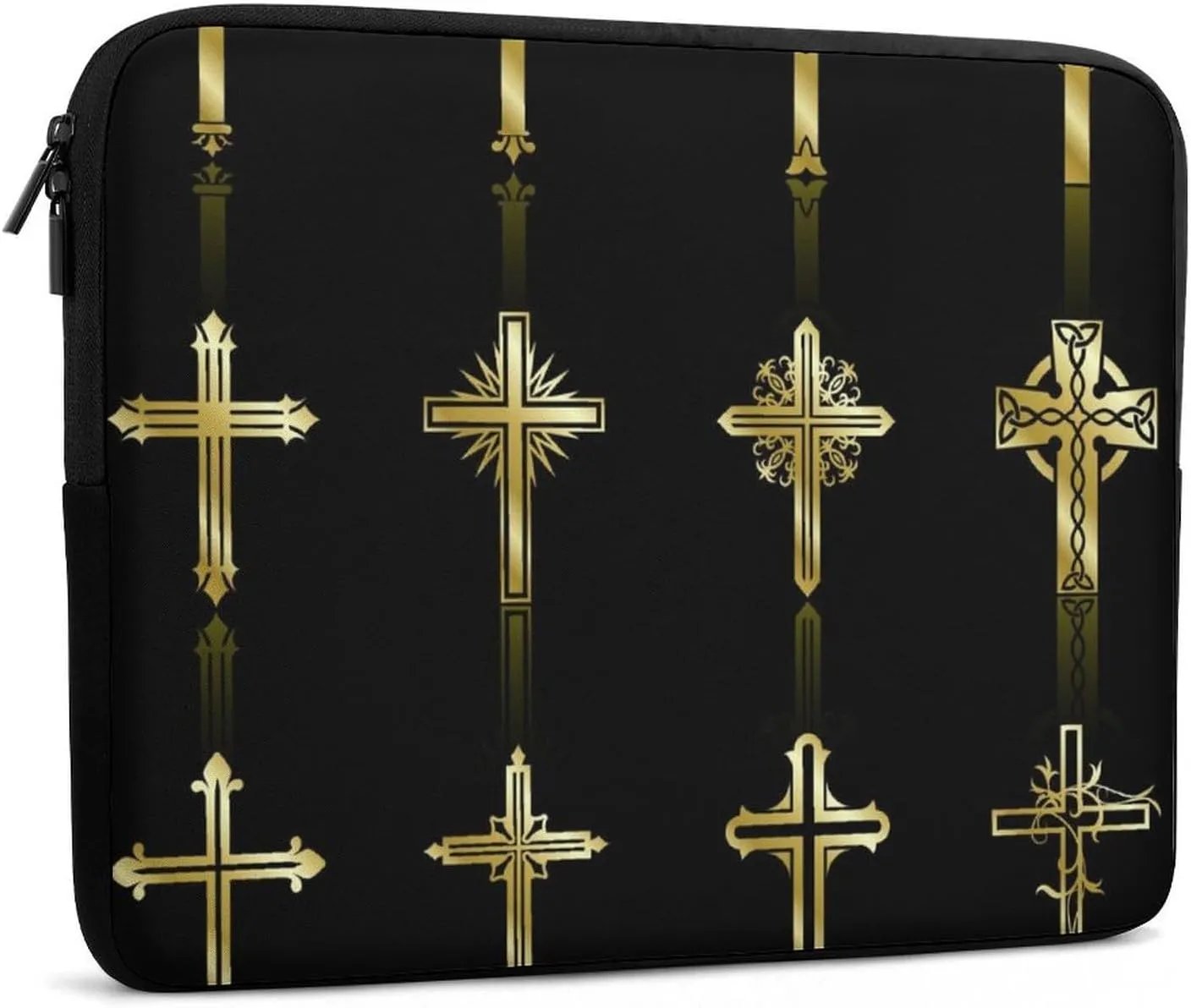 Religious Cross Personalized Laptop Bag Business Casual Laptop Case Slim Computer Bag Briefcase