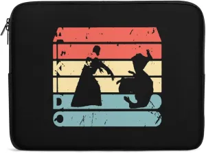 Retro Aikido Martial Personalized Laptop Bag Business Casual Laptop Cases Slim Computer Bag Briefcase