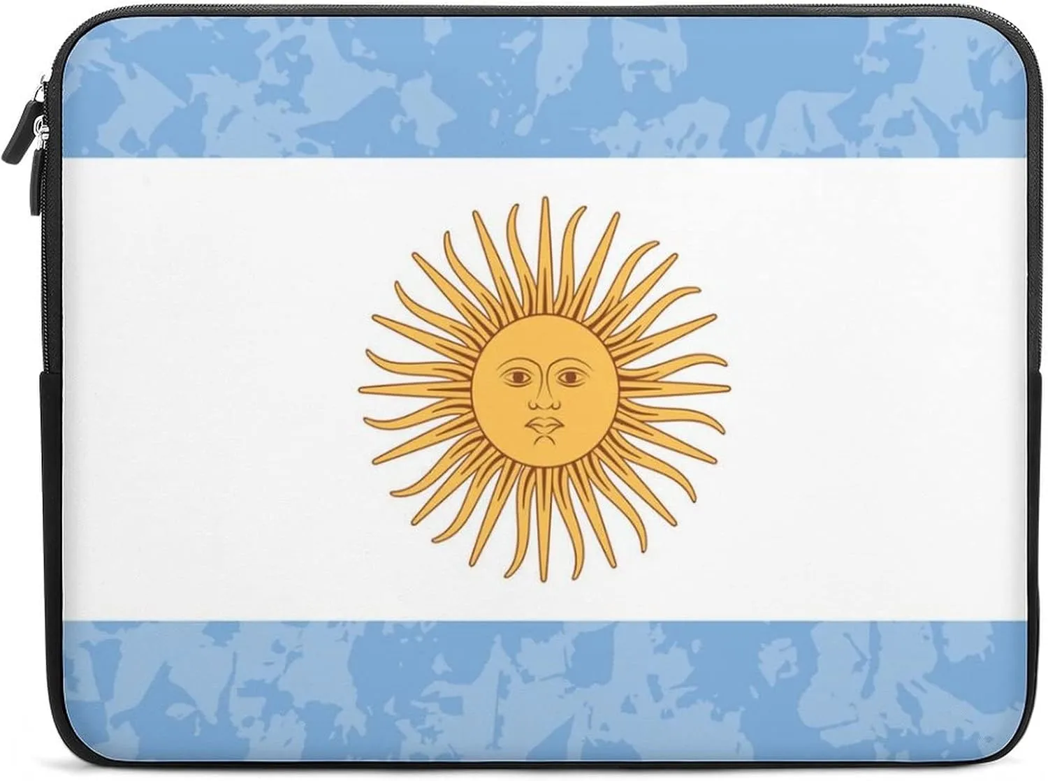 Retro Argentina Flag Waterproof Laptop Bag Business Casual Laptop Case Slim Computer Bag Briefcase