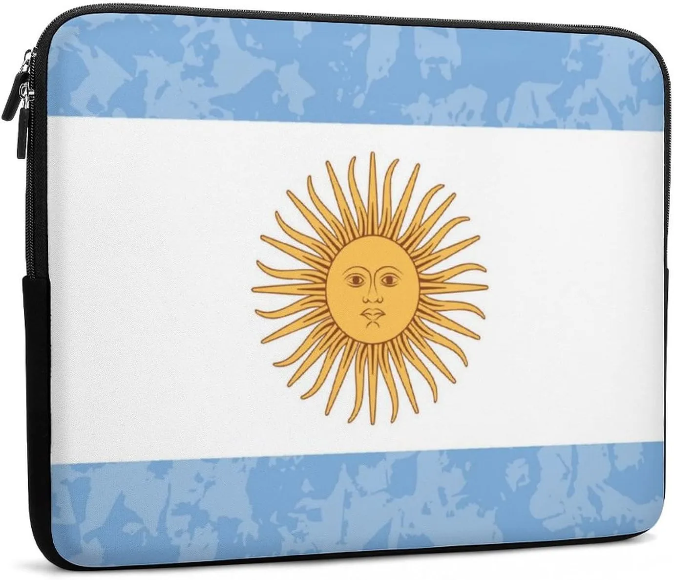 Retro Argentina Flag Waterproof Laptop Bag Business Casual Laptop Case Slim Computer Bag Briefcase