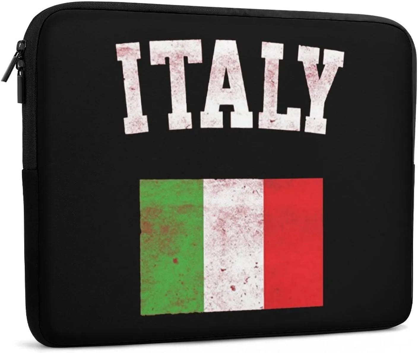 Retro Italy Flag Personalized Laptop Bag Business Casual Laptop Cases Slim Computer Bag Briefcase