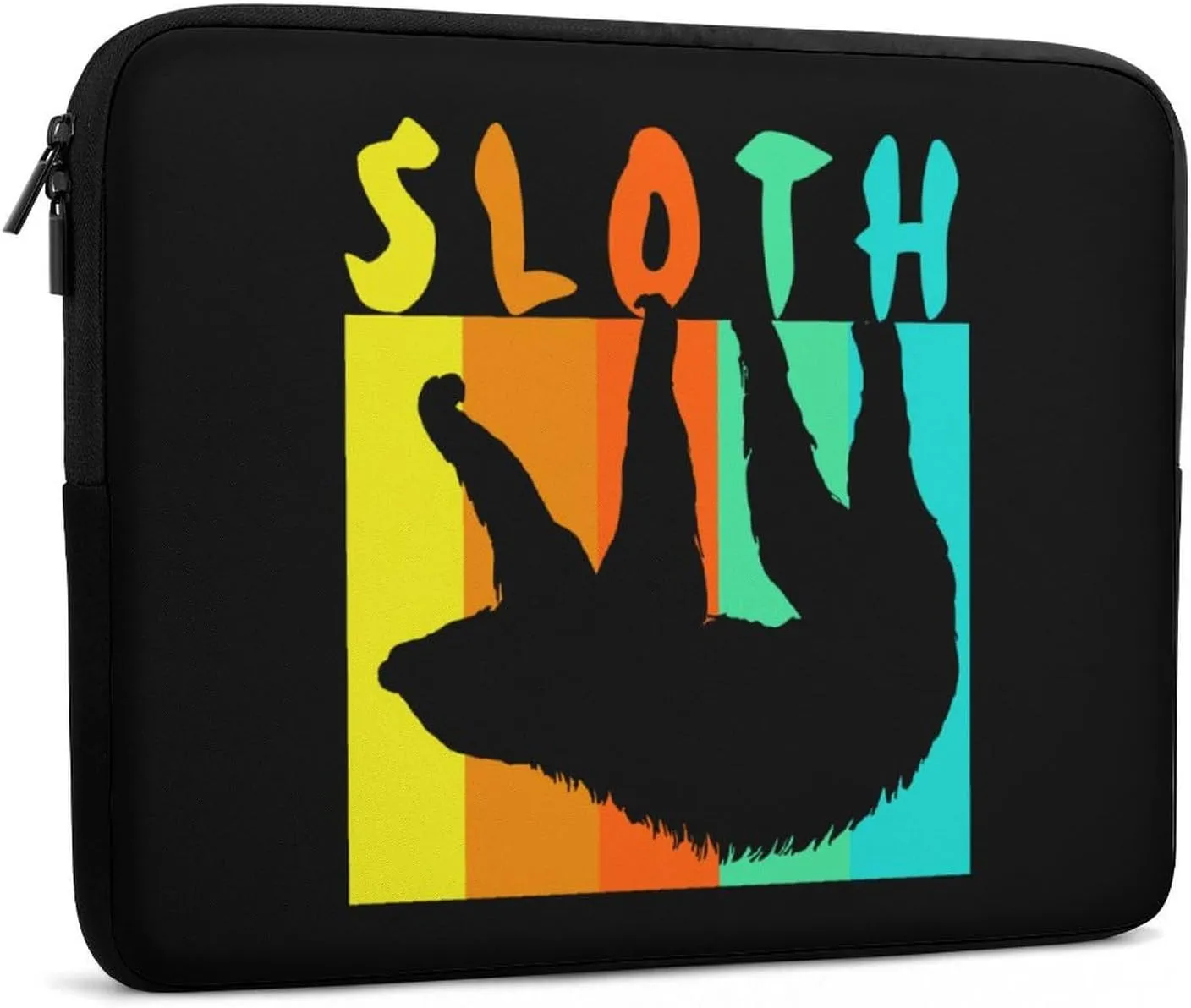 Retro Sloth Personalized Laptop Bag Business Casual Laptop Cases Slim Computer Bag Briefcase