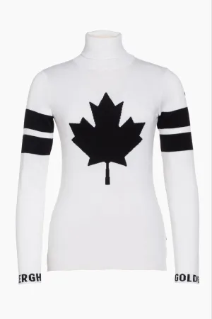 Rocket Long Sleeve Knit Sweater White