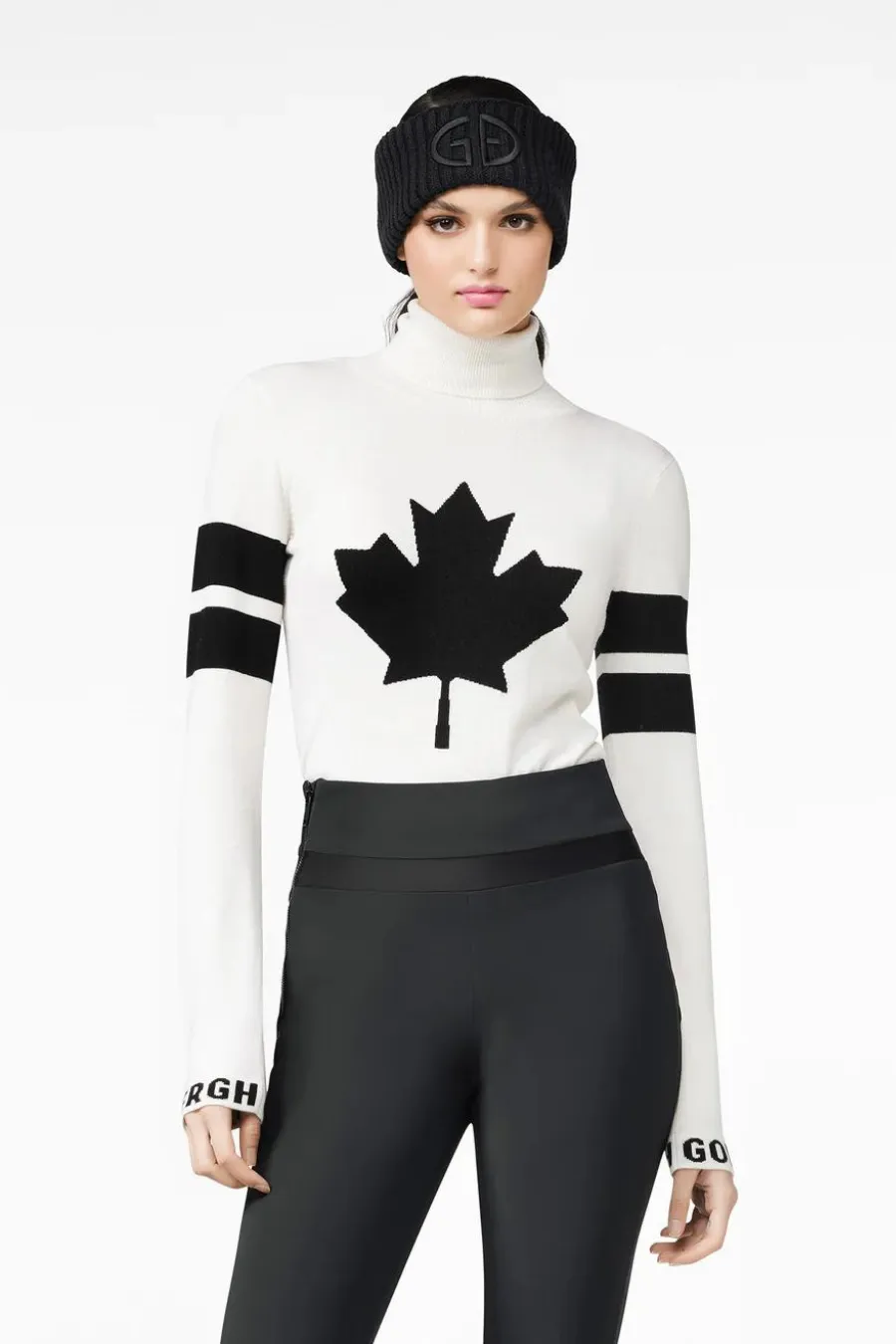 Rocket Long Sleeve Knit Sweater White