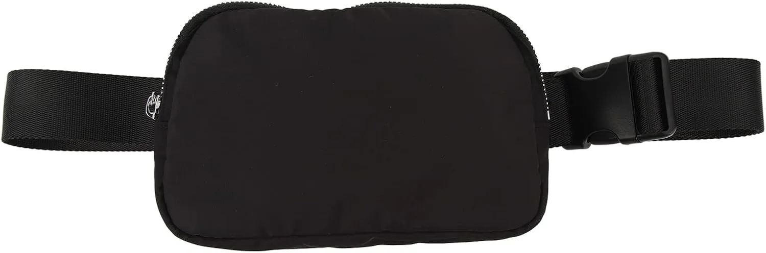 Running Belt,Men or Women Ultra Light Bounce Freess Waist Pouch Bag,Sports Waist Belt Pouch Large Capacity Variable Waist Bag for Travel, Essential Sports Belt Pouch for (Black)