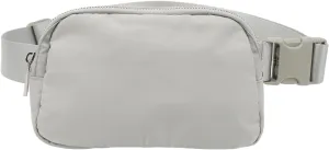 Running Belt,Men or Women Ultra Light Bounce Freess Waist Pouch Bag,Sports Waist Belt Pouch Large Capacity Variable Waist Bag for Travel, Essential Sports Belt Pouch for (Grey)