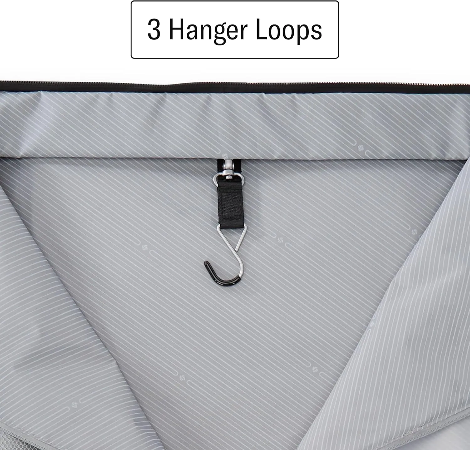 Samsonite UpLIFT 23 Bifold Garment Bag - Includes Wet Pocket and StackIt Strap Bi-Fold Bar To Prevent Creases - Tri-Fold Bar Option For Longer Items - Designed For Ultra Light Travel - Black